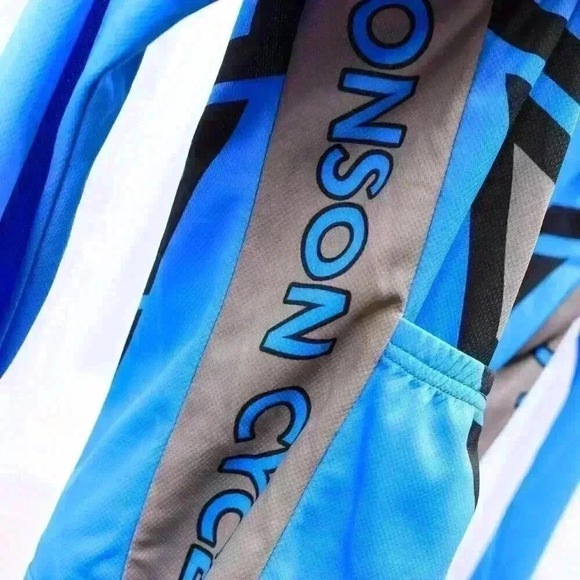 Champ-Sys Monson Cycle Size Large long sleeve mock neck full zip cycling shirt - Picture 9 of 11